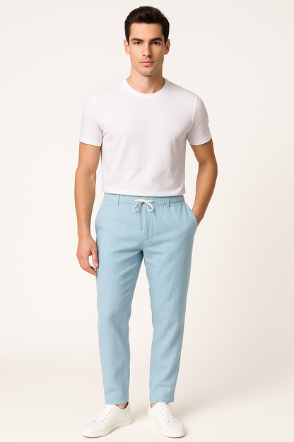 Linnen herenbroek voor zomer en lente – Jasper
