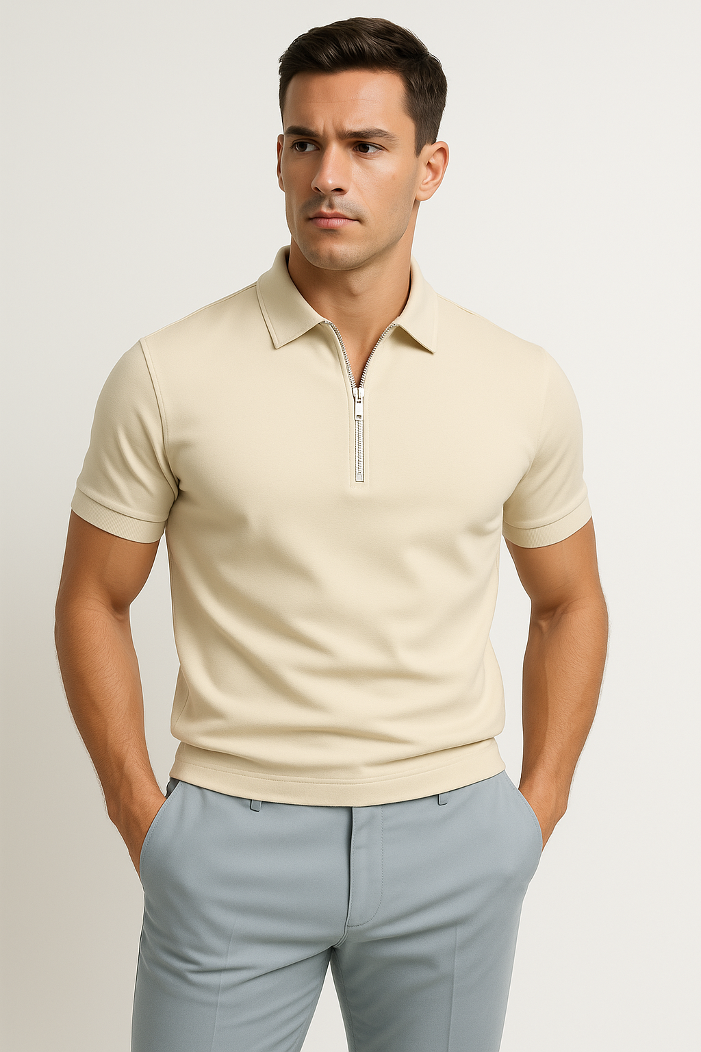 Polo shirt heren slim fit ademend comfort – Jeroen