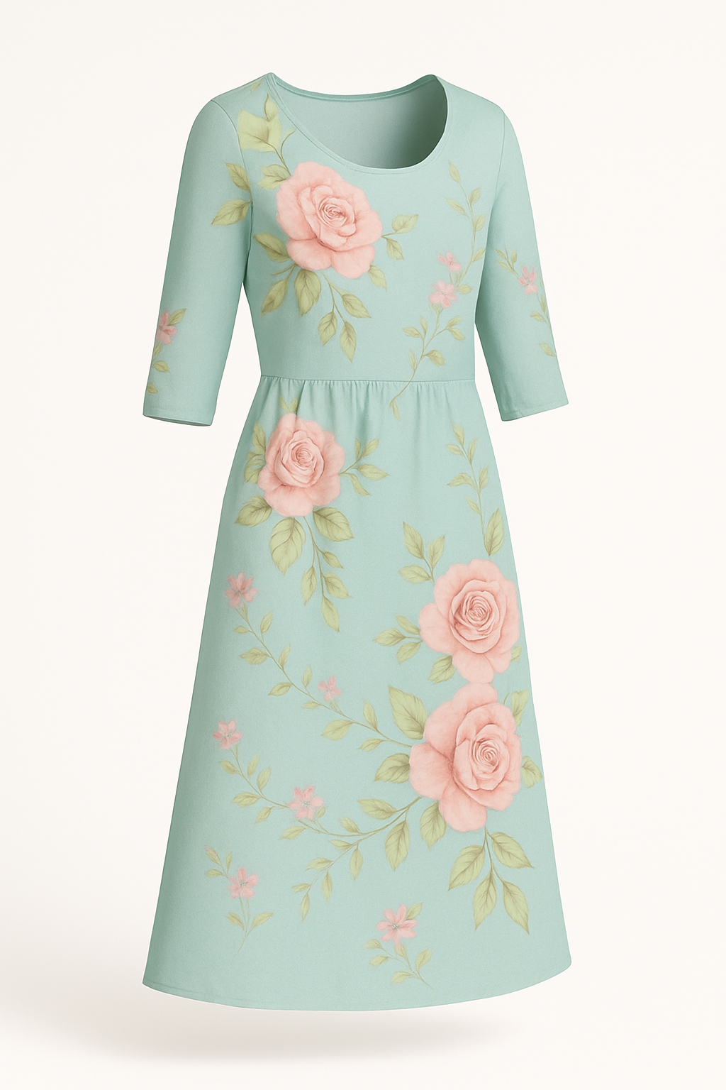 Elegante bloemenjurk met ademend comfort – Miranda