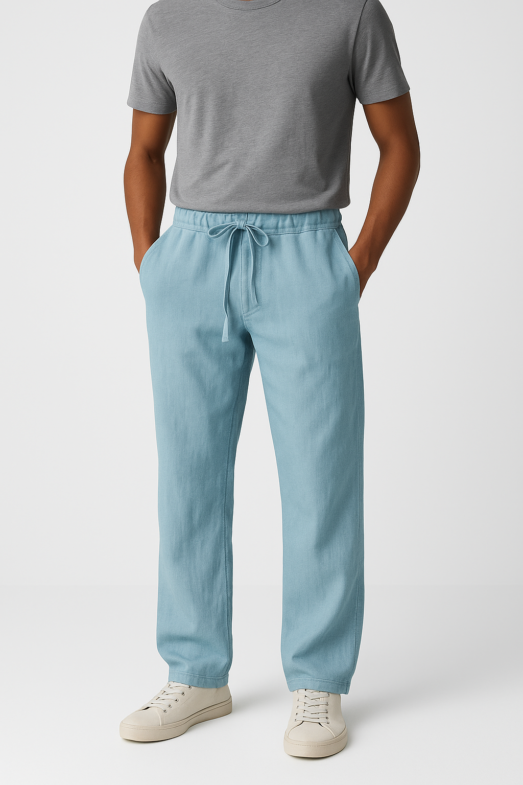 Linnen Herenbroek – Baggy Zomer Comfort Fit – Tenaro
