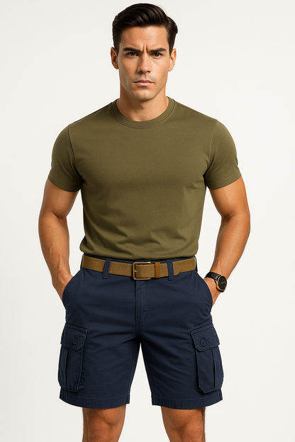Cargo short heren met zakken voor zomerstijl – Dirk