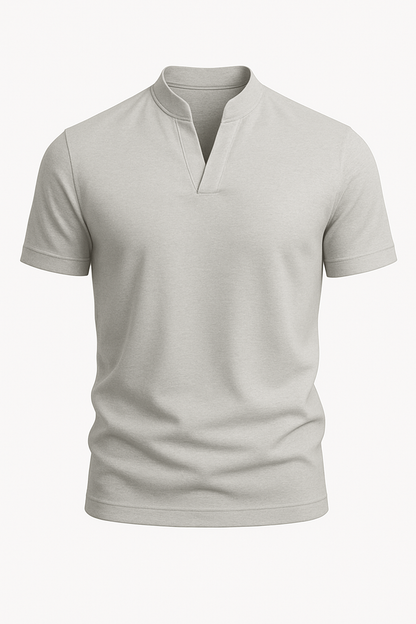 Sportief Overhemd Heren – Stretch, Casual V-hals | Flynzor