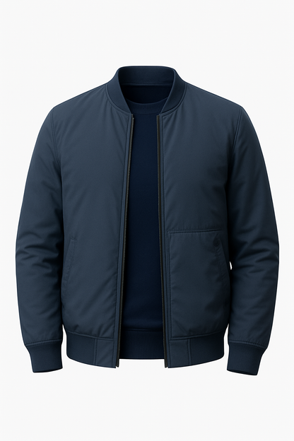 Fleece pufferjas voor heren – warme casual herfstjas Eelco