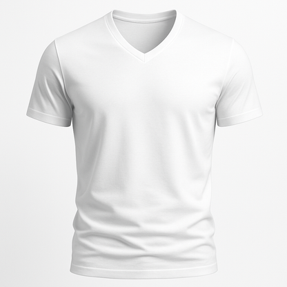 Casual V-hals T-shirt voor heren, ademend comfort – Pieter