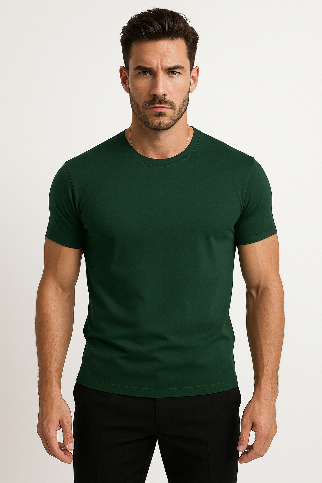 T-shirt heren zomer effen ademend sneldrogend – Aart