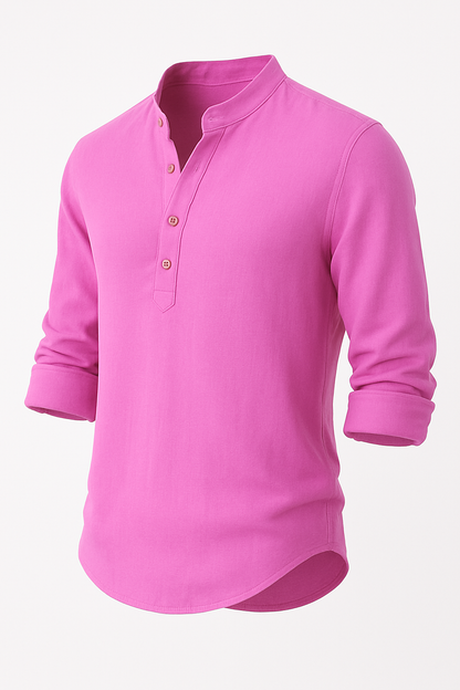 Linnen herenoverhemd ademend casual zomerstijl – Eduard