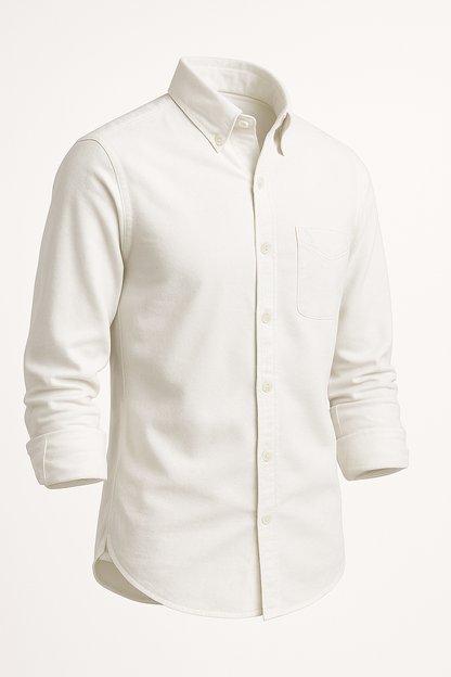 Casual herenoverhemd ademend katoen regular fit – Daan