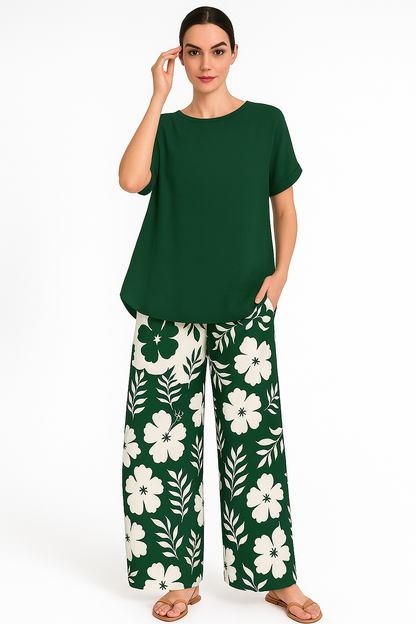 Tweedelige damesset met relaxte pasvorm – Lina