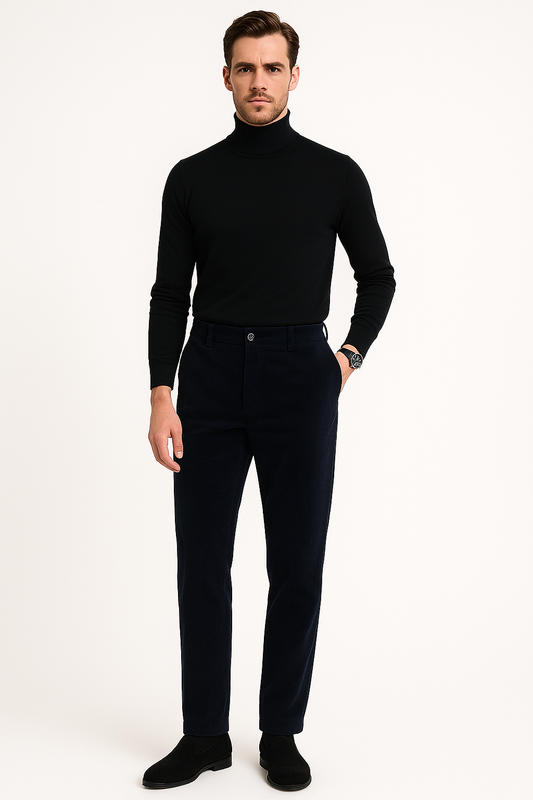 Ribfluwelen broek heren stretch comfortabel en stijlvol – Dion