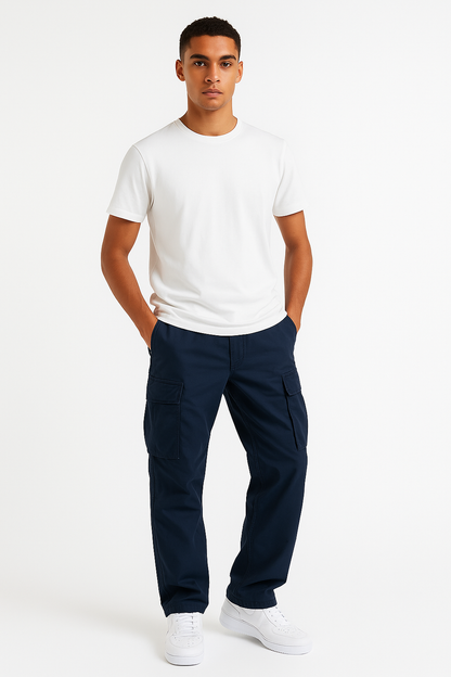 Oversized cargo broek heren comfortabel met zakken – Finn