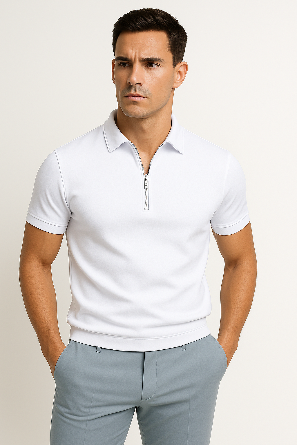 Polo shirt heren slim fit ademend comfort – Jeroen