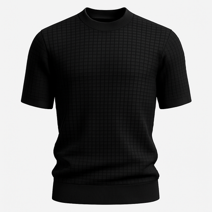 Casual heren T-shirt – ademend met wafelstructuur – Diederik