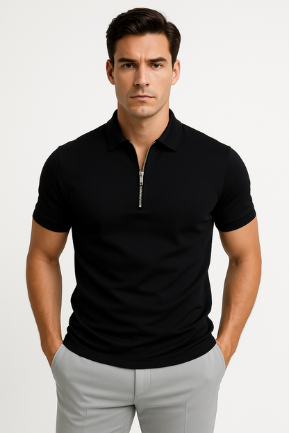 Polo shirt heren slim fit ademend comfort – Jeroen