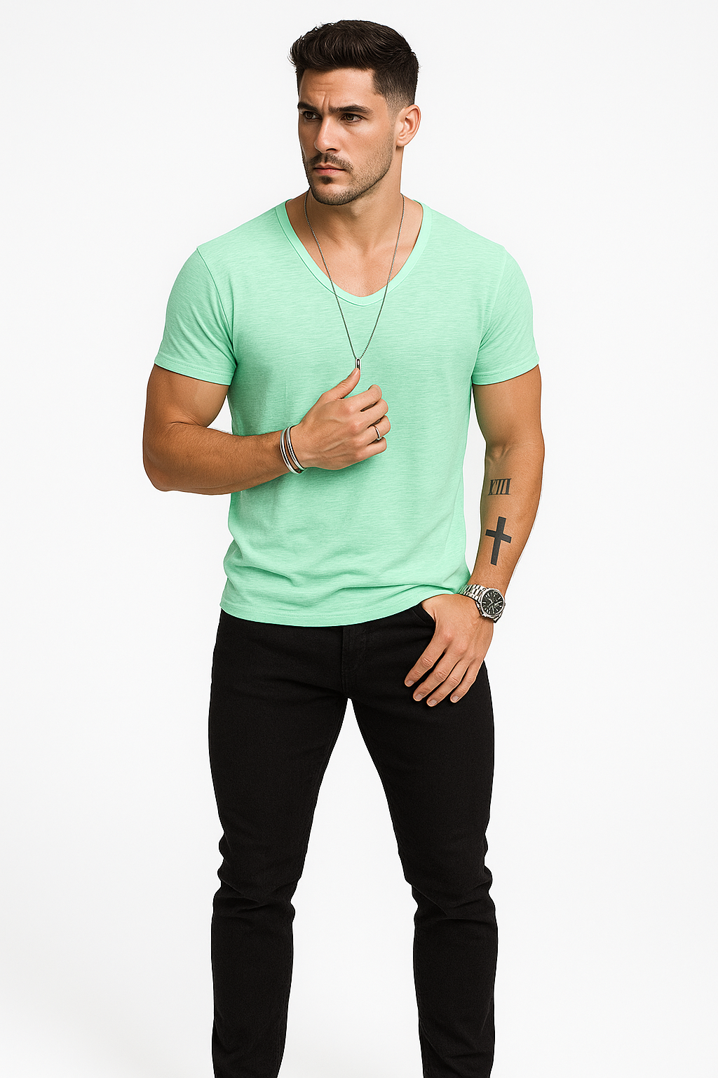 Zomer T-shirt heren ademend en comfortabel – Adrianus