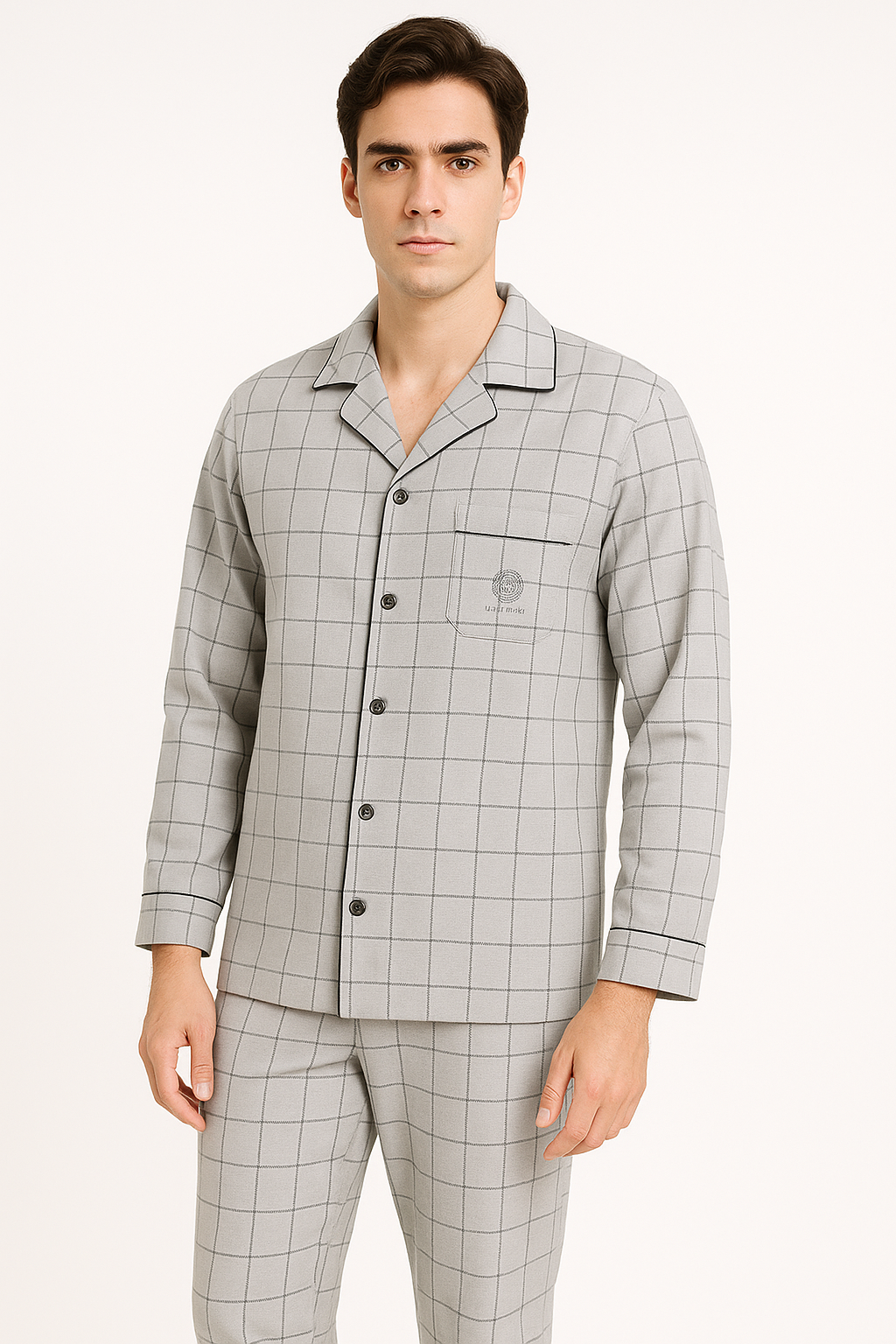 Stijlvolle Herenpyjama met Gestreept Ontwerp voor Ultiem Comfort – Tom