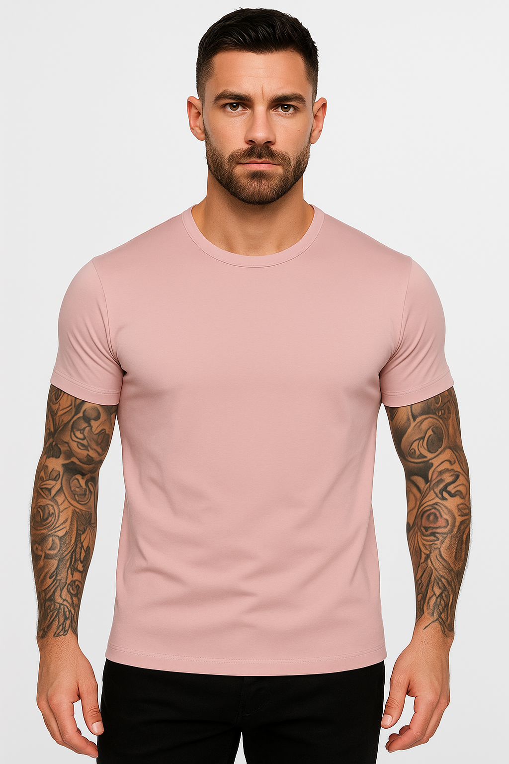 T-shirt heren zomer effen ademend sneldrogend – Aart