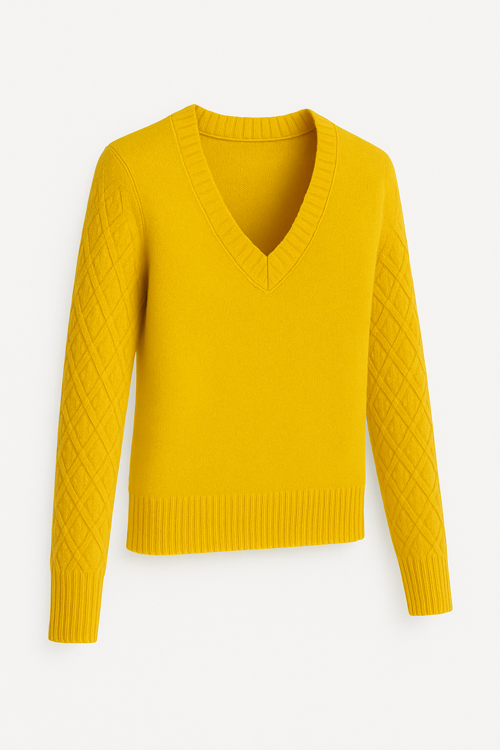 Casual V-hals Trui – Comfortabel en Stijlvol – Jade