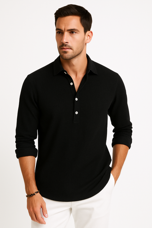 Casual Elegant Overhemd voor Zomerdagen – Solvoro