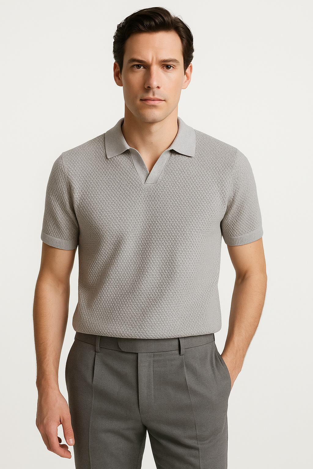 Casual Katoenen Polo T-shirt voor Dagelijks Comfort – Heinrich