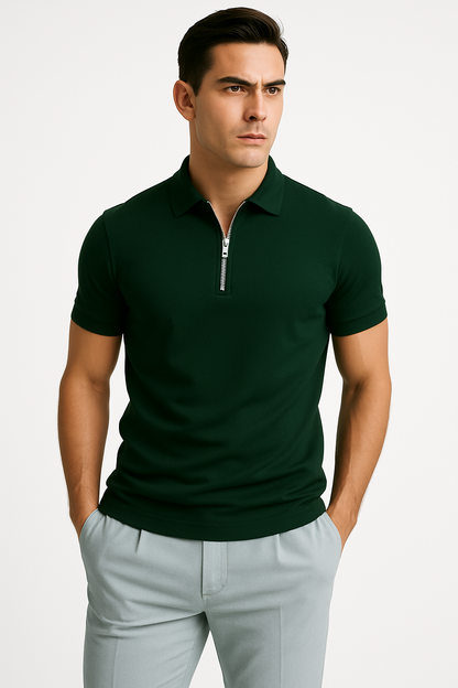 Polo shirt heren slim fit ademend comfort – Jeroen