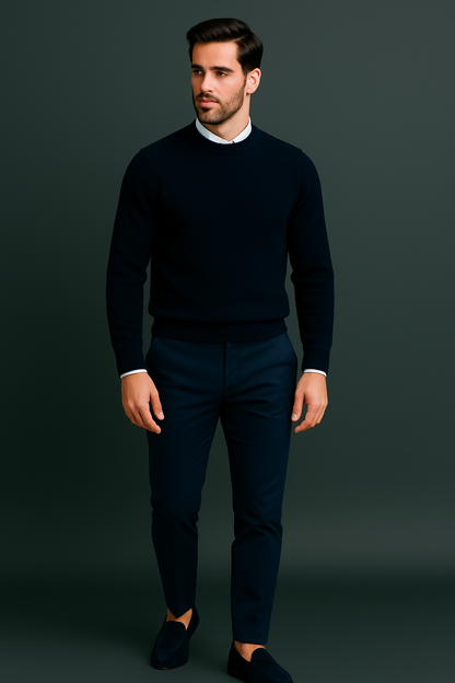Kasjmier trui heren warm elegant wintermodel – Thomas