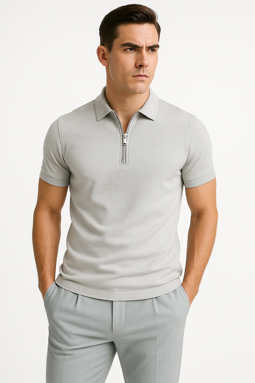 Polo shirt heren slim fit ademend comfort – Jeroen