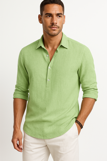 Linnen Casual Shirt voor Zomercomfort – Tyler