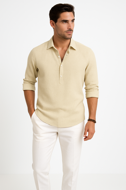 Linnen Herenoverhemd Casual Comfort & Luxe – Lars