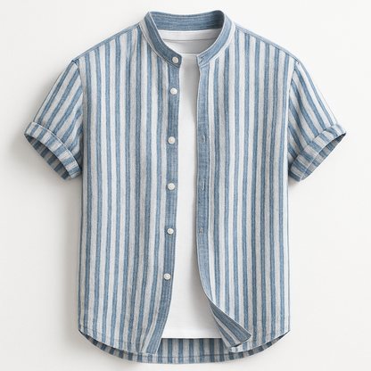 Linnen Overhemd Heren – Zomer, Streep & Casual | Calviro