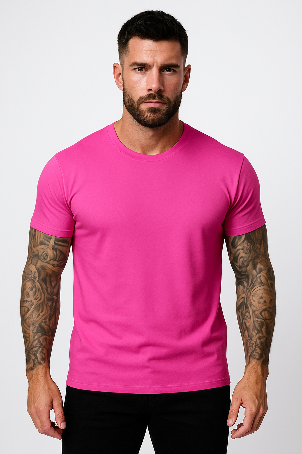 T-shirt heren zomer effen ademend sneldrogend – Aart