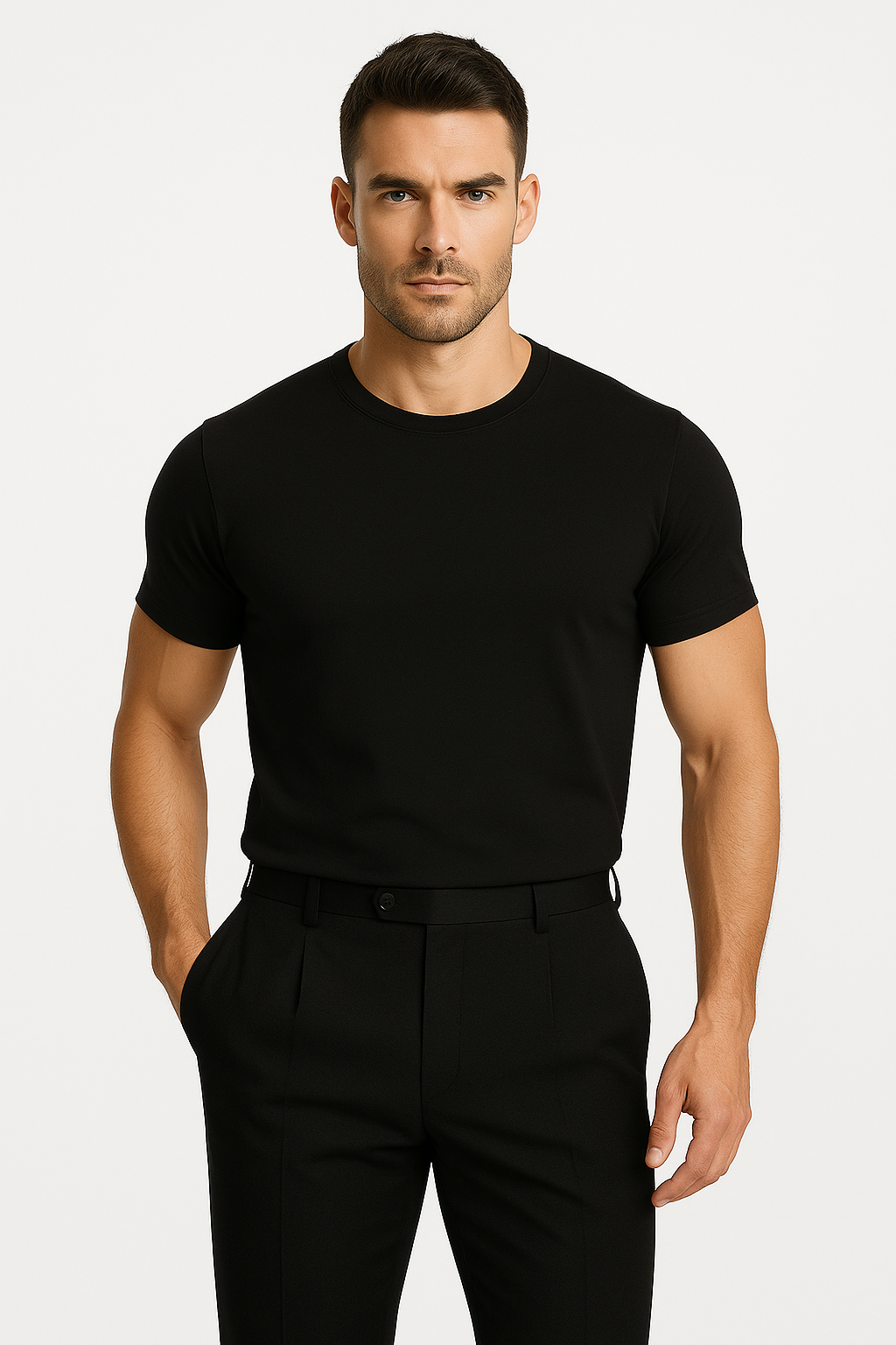 T-shirt heren zomer effen ademend sneldrogend – Aart