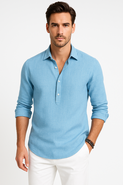 Linnen Casual Shirt voor Zomercomfort – Tyler