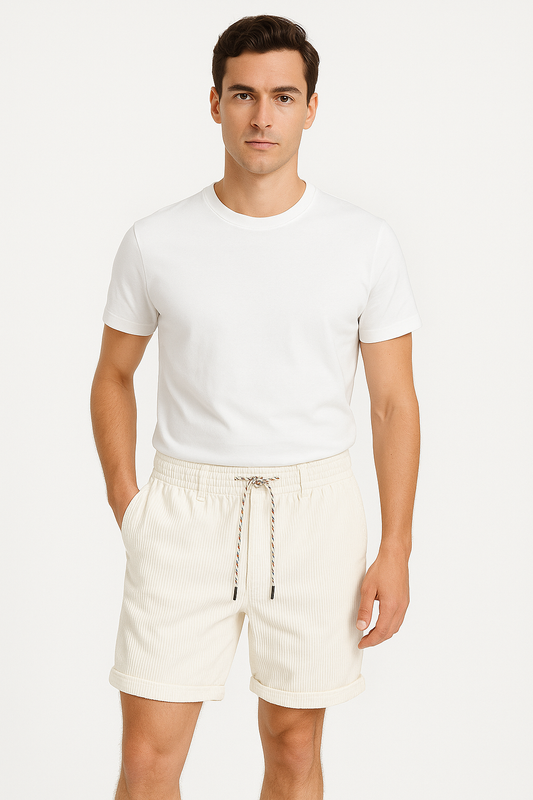 Corduroy Heren Shorts Zomer Comfort Klassiek – Montaro
