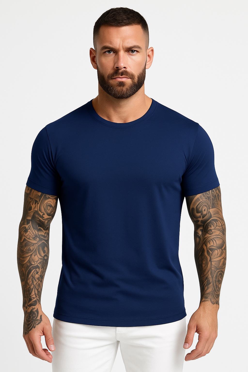 T-shirt heren zomer effen ademend sneldrogend – Aart