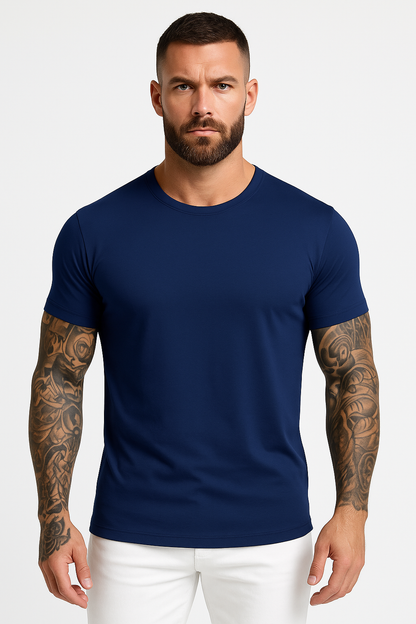 T-shirt heren zomer effen ademend sneldrogend – Aart