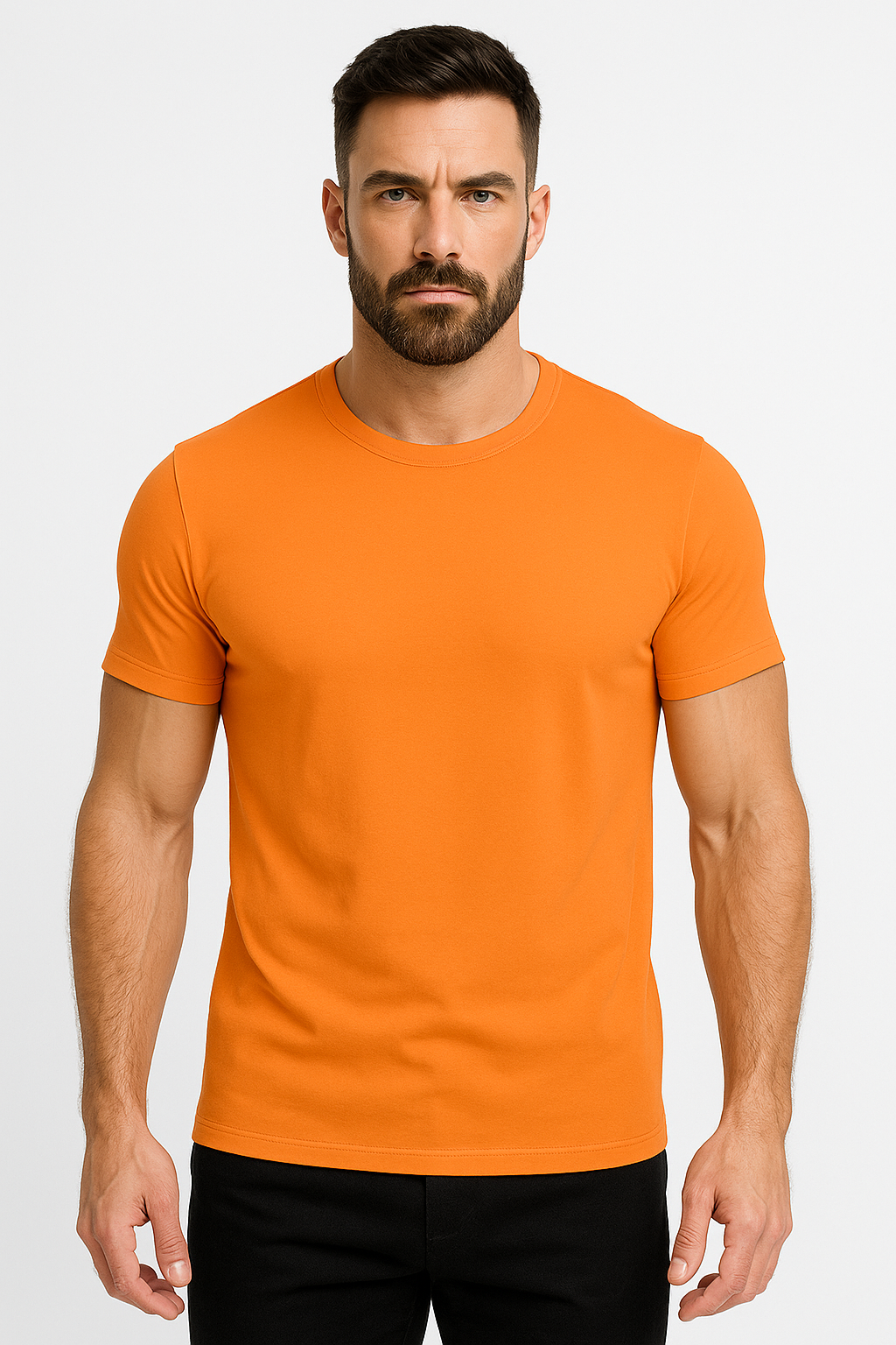 T-shirt heren zomer effen ademend sneldrogend – Aart