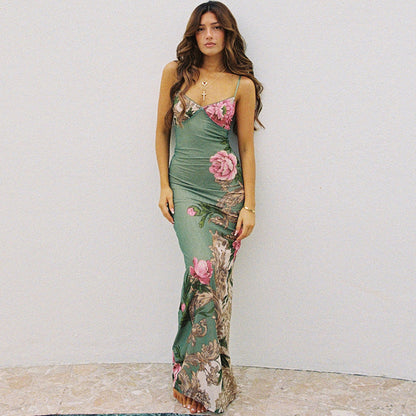 Bloemen prinsessenjurk voor dames in zomerstijl – Isalie