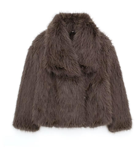 Luxe dames bontjas met warme en elegante pasvorm – Valentina