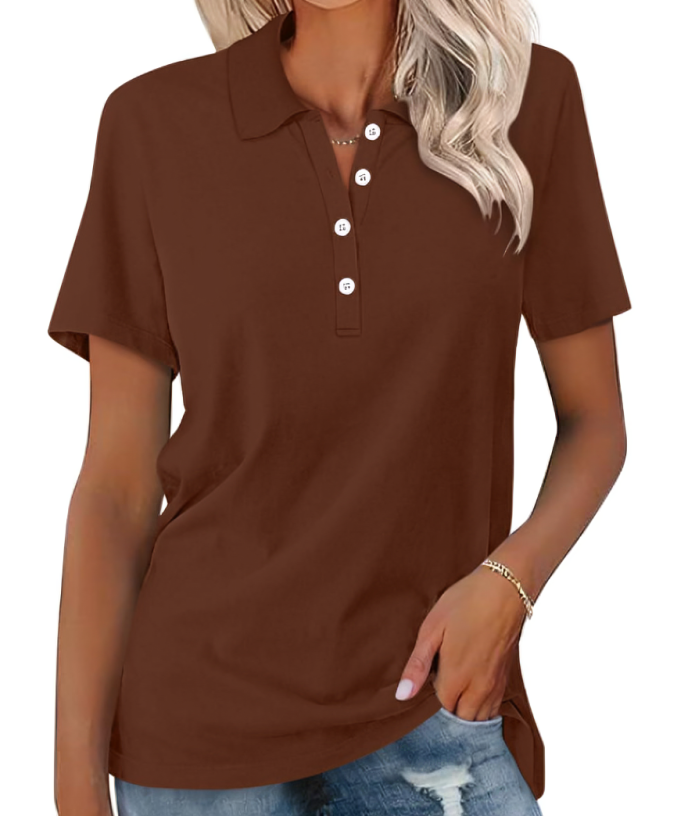 Poloshirt dames duurzaam stijlvol comfortabel basic – Zevarra