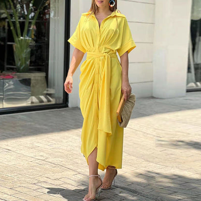Wikkel maxi jurk met elegante pasvorm en comfort – Sophie