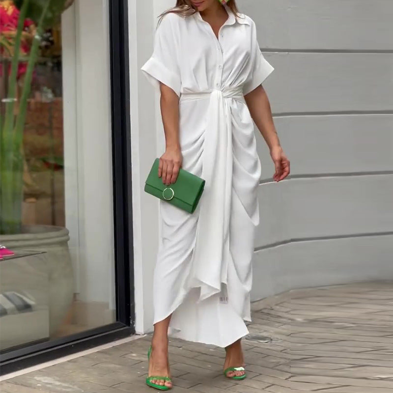 Wikkel maxi jurk met elegante pasvorm en comfort – Sophie