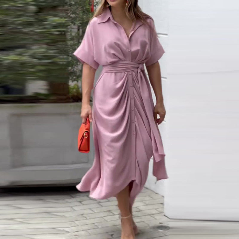 Wikkel maxi jurk met elegante pasvorm en comfort – Sophie