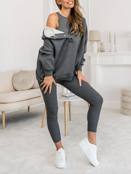 Comfortabele Hoodie Set voor Dames en Heren – Evi