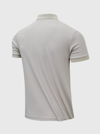 Polo Shirt Heren Korte Mouw met Rits – Daan