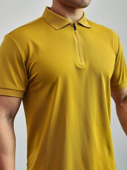 Polo Shirt Heren Korte Mouw met Rits – Daan