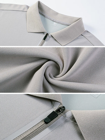 Polo Shirt Heren Korte Mouw met Rits – Daan