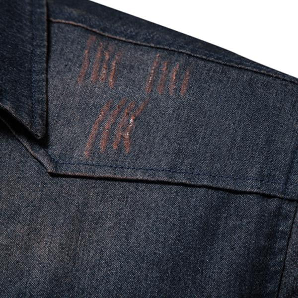 Slim Fit Denim Overhemd Heren Vintage - Lars