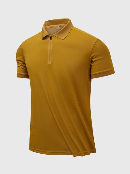 Polo Shirt Heren Korte Mouw met Rits – Daan