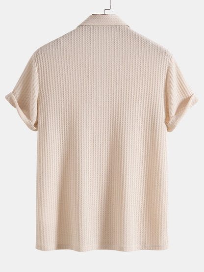 Polo Shirt Heren Wafelstof Korte Mouw – Mees