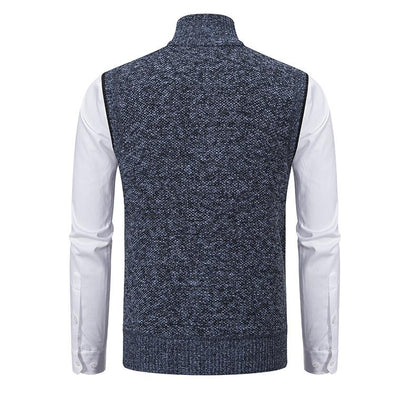 Tijdloos heren vest van ademende wolmix – Felix